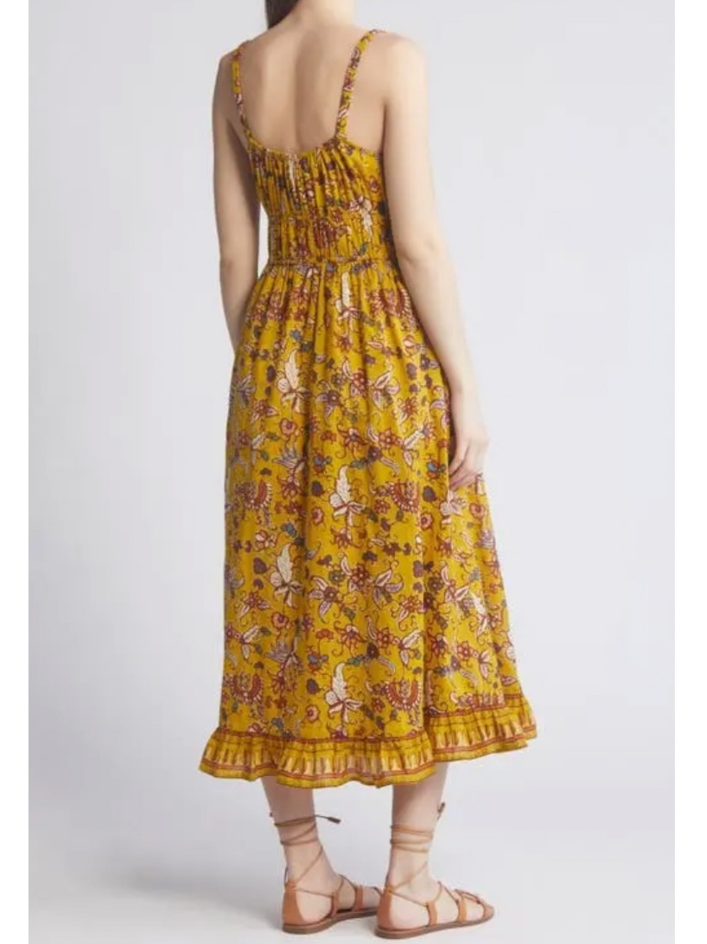Cleobella Winona Midi Dress Floral Sundress, NEW - Picture 9 of 10